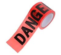Didiseaon Nastro Avvertimento Rosso Non Adesivo per Sicurezza e Segnalazione Zone Pericolo Multipurpose per Scene del Crimine e Feste Halloween
