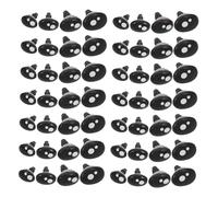 Didiseaon Occhi Sicurezza Neri Ovali con Nasi e Rondelle per e Peluche Fai da Te Accessori Realistici per Animali Stoffa Orsi e Pupazzi Uncinetto