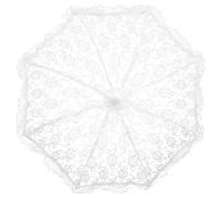 Didiseaon Ombrello Sposa in per Matrimonio e Fotografie Decorazione Raffinata per Feste e Cerimonie Ombrello Decorativo Vintage per Speciali
