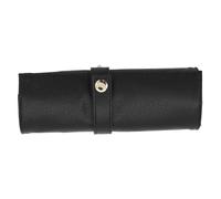 Didiseaon Organizer Compatto Rotolo e Viaggi per Utilizzo Quotidiano Portatile e Facile da Pulire Porta Orologio da Viaggio Nero Scomparti per Orologi e Gioielli