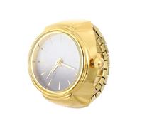 Didiseaon Orologio Da Dito Alla Moda Elastico in Lega Di Zinco Oro Per Shopping e Eventi Sociali
