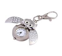 Didiseaon Orologio da Tasca Gufo Cartoon Decorativo e Pratico in Lega Retrò e Grazioso per Donna, Accessorio da Collezione