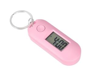 Didiseaon Orologio elettronico portachiavi vintage orologio da tasca per bambini orologio digitale elettricista portachiavi portafoglio uomo, rosa, 6.5x2.5cm