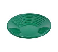 Didiseaon Padella per Ricerca Dell'oro in Plastica Verde da 14,9" con Scanalature Profonde, Setaccio Leggero per Miniere e Corsi D'acqua, Strumento per Principianti e Attività Ricreative