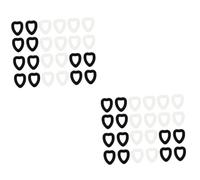 Didiseaon Paia Manicotto antiscivolo a forma di cuore impugnatura per occhiali paraorecchie da gamba per occhiali copertura fissa della montatura dell'occhiale occhiali gamba maniche