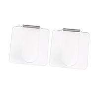 Didiseaon Palette Cosmetica Trasparente 2 Pezzi Palette Professionale Portatile per Fondotinta Primer ed Eyeliner per Artisti del Make-Up e Appassionati di Bellezza