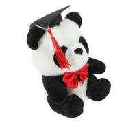 Didiseaon Panda Di Peluche Per Laurea Con Cappello Da Dottore Morbido e Adorabile Per Festeggiamenti Di Laurea Decorazione Per Camera e Festa Con Fiocco Farfalla
