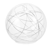 Didiseaon Paralume Globo in Vetro Trasparente per Lampadario Sospensione Paralume Sfera in Vetro Leggero e Facile da Installare per Lampade da Soffitto e Applique Design Elegante e