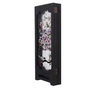 Didiseaon Paravento Decorazione Artistica in Acrilico da Tavolo Cinese Pieghevole 3 Pannelli 3D Design Multifunzionale Divisorio per Scrivania e Soggiorno