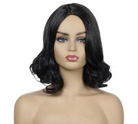 Didiseaon Parrucca Corta e Riccia da Donna Copricapo in Capelli Sintetici Accessori per Capelli alla Moda per Cosplay e Vita Quotidiana Realizzata in Materiale Resistente Comoda e Fedele