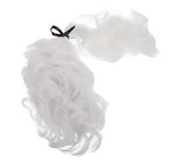 Didiseaon Parrucca da Giudice Bianca in Fibra Sintetica Aspetto Realistico, Materiale Confortevole e Uso Versatile per Cosplay e Eventi di Ruolo per Uomo