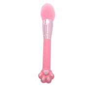 Didiseaon Pennello per trucco per gatti pennello per il trucco delle unghie clip dell'artiglio d'amore Accessori a doppio lato pennello per ombretto pennello per trucco in polvere nylon rosa