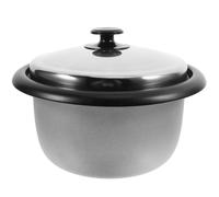 Didiseaon Pentola Interna in Ferro da 4l per Cuoci-riso Elettrico, Ricambio Affidabile e Antiaderente Coperchio, Accessorio Funzionale per Cucina Domestica