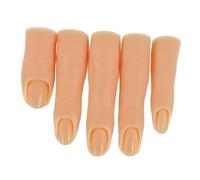 Didiseaon Per Esercitarsi in Nail Art 5 Dita Mobili in Silicone in Gel E Magnetiche Per L'allenamento in Salone