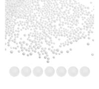 Didiseaon Perline di Polistirolo Espanso Bianco Palline di Polistirolo Decorazioni per Feste Forniture per Articoli per Il Fai da Te