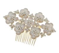 Didiseaon Pettine Per Da Sposa Velo Da Sposa Per La Sposa Pettine Per in Metallo Con Dettagli in Argento