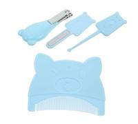 Didiseaon Pettine Per Ragazzo Ragazza e Tagliaunghie Per Ragazzo Ragazza Set Di Cura Con Pettine Per Residui Cutanei e Per Capelli Fetali Spazzola Per Capelli Con Design Forma Di Cartone Ani