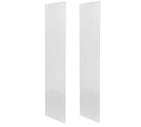 Didiseaon Piastra Battiscopa in Acciaio Inossidabile per Porta, Protezione Resistente e Facile da Installare, Design Elegante Adatto per Porte Interne ed Esterne