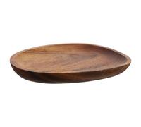 Didiseaon Piatto per Servire Rinfreschi Creativo in Noce Marrone Irregolare Facile da Pulire e Sicuro con Stile Elegante e Originale per Snack e Dessert