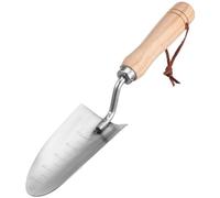 Didiseaon Piccola Da Giardino in Acciaio Inossidabile Con Manico in Legno Zappetta Multiuso Con Punta e Marcature Scala Per Piantare Scavare e Diserbare Con Presa Confortevole