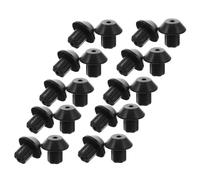 Didiseaon Piedini in Gomma per Griglia del Bruciatore Set da 48 Pezzi Compatibili Fornelli a Gas Cuscinetti di Supporto per Cucina Professionale Nero