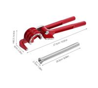 Didiseaon Piegatubi Manuale Portatile Slot con Curvatubi Professionale per Alluminio e Rame Precisione Elevata per Condizionatori e Impianti Hvac