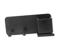Didiseaon Porta asciugacapelli barrette hair clip portaphon hair accessories spazzola per asciugatrice attrezzo clipper porta phon ripiano per asciugacapelli Lega di alluminio Black