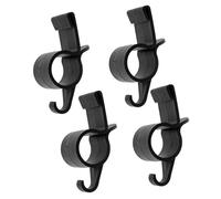 Didiseaon Portaombrelli per Bagagliaio Auto in Plastico Nero 4 Pezzi Struttura Robusta e Design Elegante, Organizer Compatto per Auto e Uso Esterno