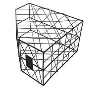 Didiseaon Portariviste da Tavolo in Ferro Nero, Porta Libri Verticale A4 Doppio Scomparto, Organizer per Documenti e Riviste per Casa, Ufficio e Biblioteca, Design Leggero Angoli