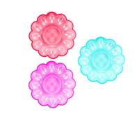 Didiseaon Portauova Multifunzionale in Plastica Resistente 3 Pezzi, Vassoio Portauova da Frigorifero 24x3 Cm, Custodia per Uova di Gallina per Conservazione e Organizzazione Colore Casuale