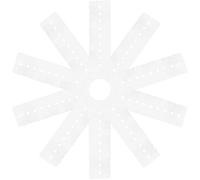 Didiseaon Protettore per Chioma Dalla Colla per Extension, Scudo Termico in Pvc 10 Fori, Multifunzione per Proteggere Chioma, Set da 10 Pezzi per Uso Professionale