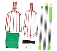 Didiseaon Raccoglitore di Frutta Cestino Asta Estensibile per Mele Arance Pere Attrezzo da Giardino Leggero e Resistente per Raccolta Frutta da Alberi Alti