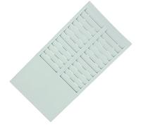 Didiseaon Rack Porta Tessere da Parete in Plastica per 24 Carte Presenze, Resistente e Sicuro, per Ingresso Dipendenti Accanto alla Macchina Timbratura