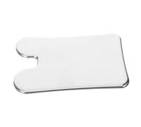 Didiseaon Raschietto per Viso in Acciaio Inox Strumento Gua Sha per Massaggiare Contorni Facciali Tavola Raschiante per Pulizia e Ringiovanimento