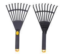 Didiseaon Rastrello Per Da , 2 Pezzi: Ergonomico Con Per Appendere - Piccolo Rastrelliera in Per Giardinaggio - 13,64"x6,88" - Per