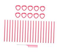 Didiseaon Rulli Per Capelli Impugnatura Rulli Portatili Per Donne e Ragazze Per Creare Boccoli e Ricci Voluminosi Senza Calore Adatti Per Uso Casalingo e Centri Di Bellezza