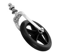 Didiseaon Ruota Anteriore Portante per Sedia a Rotelle 7 Pollici Forcella e Cuscinetto, Ruota Anti-foratura per Passeggino e Deambulatore, Compatta e Stabile per Uso Quotidiano Anziani