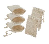 Didiseaon Sacchetti Di Sapone in Rete Esfoliante 5 Pezzi Sacchetti Schiumogeni Porta Sapone in Cordoncino Portatili Artigianale e Cosmetico Per Viaggi e Doccia Familiare