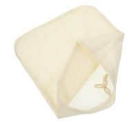Didiseaon Sacchetto Filtro in Cotone Beige per Latte di Noci e Caffè, Riutilizzabile e Facile da Pulire, Sacchetto Filtrante Fine per Uso Domestico 12x12 Pollici