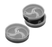 Didiseaon Scatola per Orologio Singolo 3 Pezzi in Plastica Leggera e Portatile, Organizer Compatto per Accessori Piccoli, per Viaggio e Casa