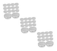 Didiseaon Scatole Da 72 Pz Scatola in Alluminio Organizzatore Di Trucco Portatile Custodie Per Cosmetici Da Viaggio Contenitori Di Con Coperchio Portagioie Da Viaggio Lattina Salve