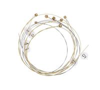 Didiseaon Set 16 Pezzi Corde per Lira in Acciaio Dorato Durevoli e Facili da Sostituire, Accessori Pratici per Corde Arpa Celtica Adatti a Strumenti Musicali