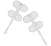 Didiseaon Set 2 Flipper Ottici per Optometria 50°/100° Lenti in Vetro Ottico per Allenamento Vista e Coordinazione Oculare Accessori per Strumenti di Optometria e Test Visivi Professionali