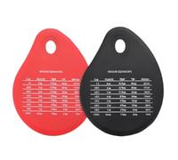 Didiseaon Set 2 Pezzi Tagliapasta a Goccia in Silicone Flessibile Raschietto per Dolci e Pasta Scala Graduata Utensili per Cucina per Impasti Pizza e Torte Accessori per Pasticceria