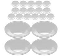 Didiseaon Set 20 Pezzi Lenti d Ingrandimento Acrilico Portatili Diametro 42mm Spessore 7,5mm Resistenti alla Rottura per Lettura Menu Ristoranti e Orologi