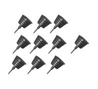 Didiseaon Set 22 Pezzi Contenitori per Fertilizzante con Coperchio in Plastica Pp Nero, Scatole per Fertilizzazione Piante in Vaso, Attrezzi da Giardiniere per Bonsai e Piante