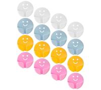 Didiseaon Set 24 Pezzi Ganci di Plastica Autoadesivi per Spina di Alimentazione, Supporti Fermacavo senza Perforazione in Colori Assortiti per Cucina e Casa, Organizzazione Cavi