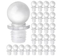 Didiseaon Set 24 Tappi Ermetici per Bottiglie in Vetro e Silicone, Multiuso Leggeri per Conservazione di Vino e Bevande, Accessori per Cucina e Tavola