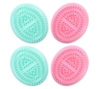 Didiseaon Set 4 Pezzi Spazzole Massaggiatore Termale Multifunzione per Esfoliazione Corpo e Viso, Applicatore a Spazzola per Abbronzatura, Massaggiatore per Doccia e Relax in Ufficio, Kit