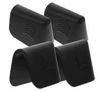 Didiseaon Set 4 Pezzi Strumenti per Calafataggio Riutilizzabili in Plastica Nero, Piccole Dimensioni, per Sigillatura di Fughe in Casa